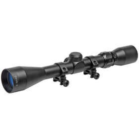Truglo TRUSHOT 3-9x40mm Rifle Scope with Duplex Reticle and Weaver Mounts features ample eye relief